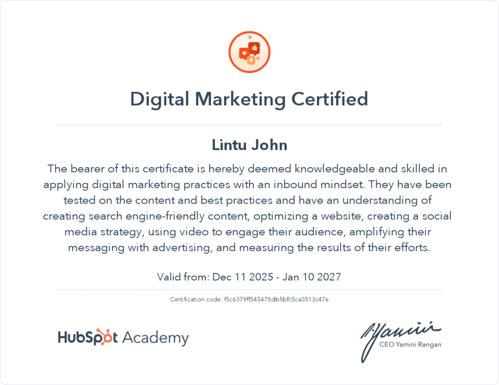 Freelance Digital Marketer in Wayanad